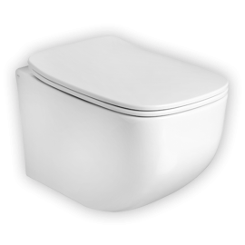 Wc solja konzolna AXA - WHITE JAM [3312701][white, glossy]